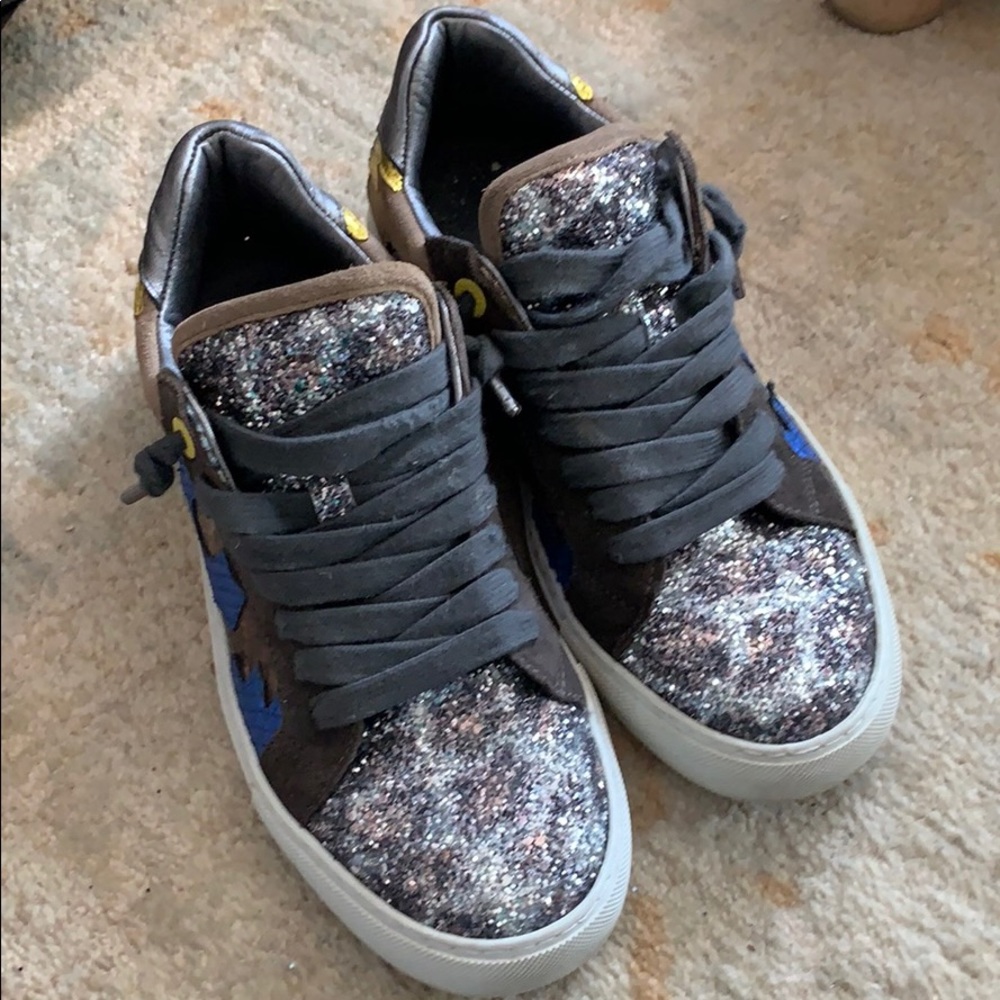 Zadig and Voltaire glitter sneaker! Size 39